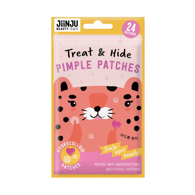 JIINJU TREAT & HIDE veido pleistrai nuo spuogų (24 vnt.)