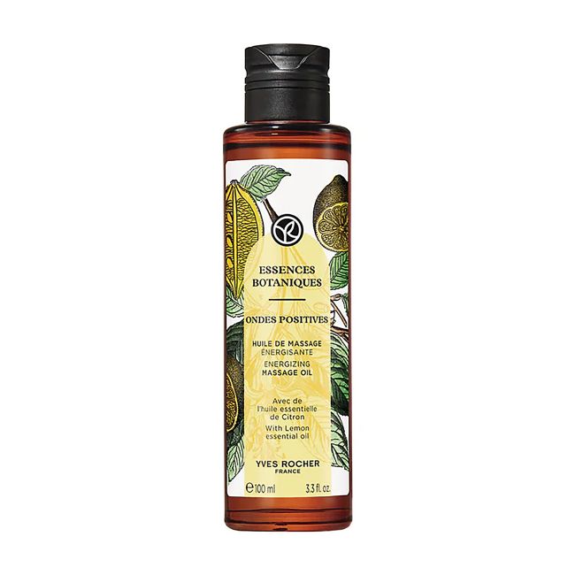 YVES ROCHER ESSENCES BOTANIQUES ONDES POSITIVES ENERGIZING masažo aliejus, 100 ml