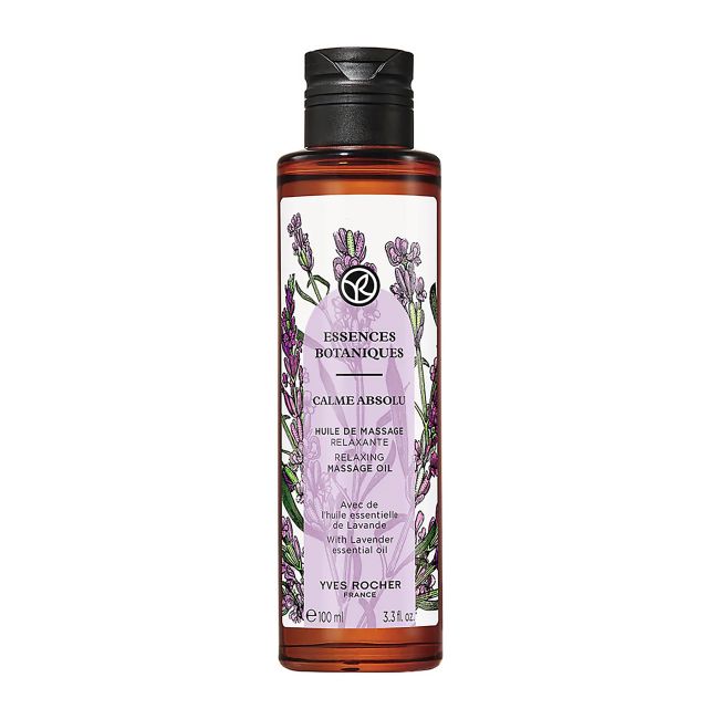 YVES ROCHER ESSENCES BOTANIQUES CALME ABSOLU RELAXING masažo aliejus, 100 ml