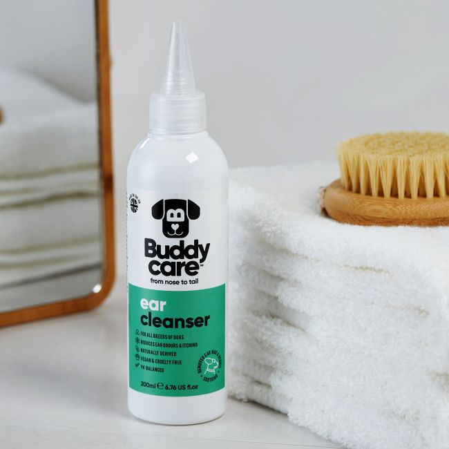 BUDDYCARE EAR šunų ausų valiklis, 200 ml