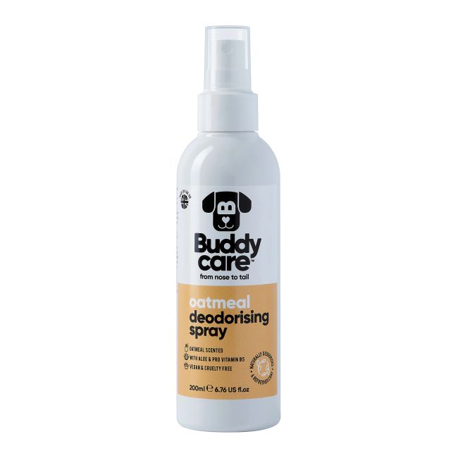BUDDYCARE OATMEAL DEODORISING purškiklis šunų kailiui prižiūrėti, 200 ml