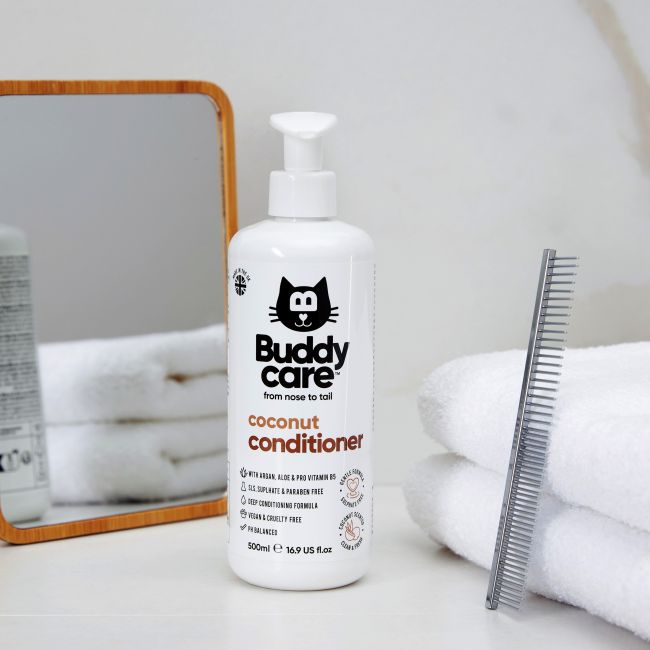 BUDDYCARE COCONUT kačių kondicionierius, 500 ml