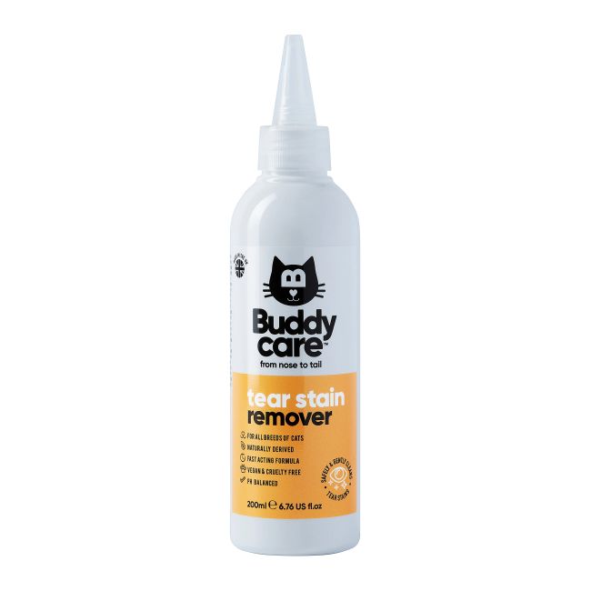 BUDDYCARE TEAR STAIN kačių ašarų dėmių šalinimo priemonė, 200 ml