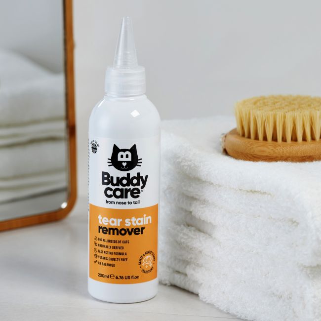 BUDDYCARE TEAR STAIN kačių ašarų dėmių šalinimo priemonė, 200 ml