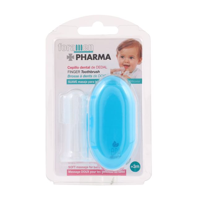 FORAMEN PHARMA  ant piršto užmaunamas vaikų dantų šepetėlis