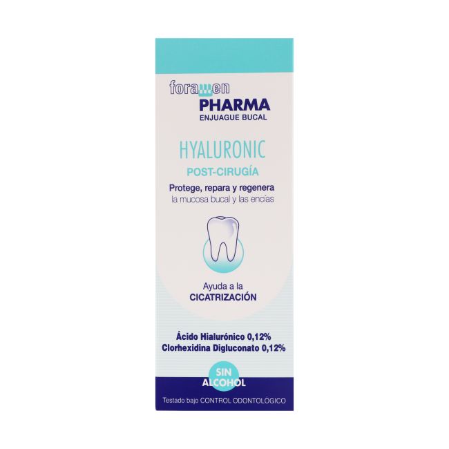 FORAMEN HYALURONIC burnos skalavimo skystis, 250 ml