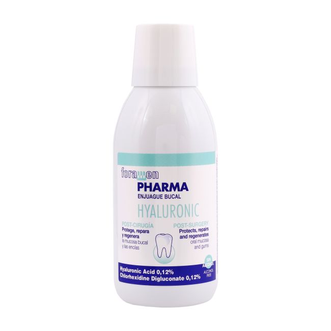FORAMEN HYALURONIC burnos skalavimo skystis, 250 ml