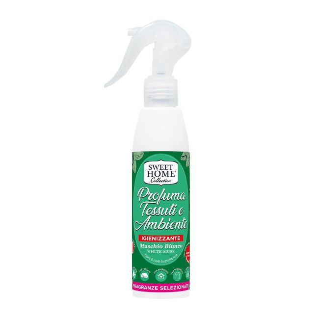 SWEET HOME WHITE MUSK purškiamasis skalbinių ir patalpų kvėpiklis, 250 ml