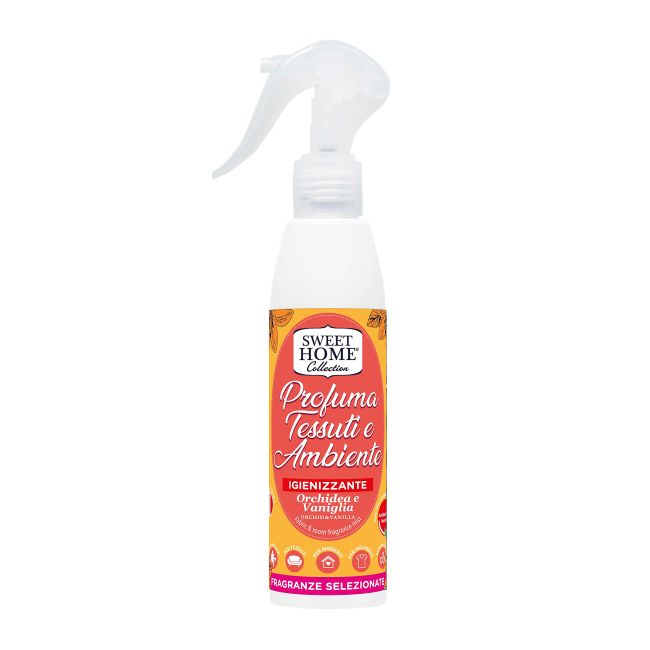 SWEET HOME ORCHID & VANILA purškiamasis skalbinių ir patalpų kvėpiklis, 250 ml