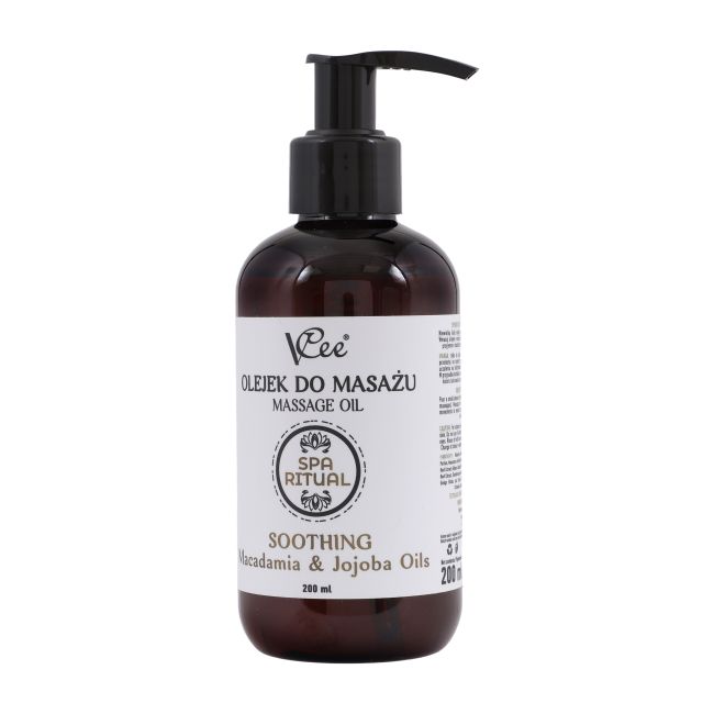 VCEE MACADAMIA & JOJOBA SOOTHING masažo aliejus, 200 ml