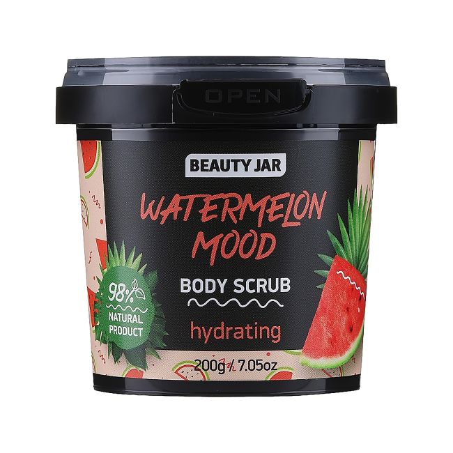 BEAUTY JAR WATERMELON MOOD kūno šveitiklis, 200 g