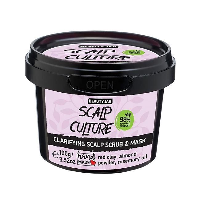 BEAUTY JAR SCALP CULTURE galvos odos šveitiklis ir kaukė, 100 g