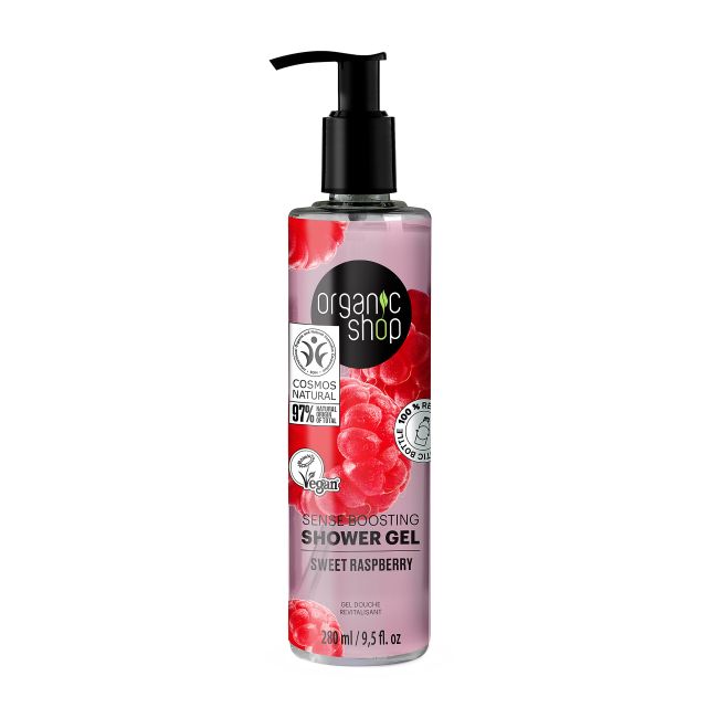 ORGANIC SHOP SENSE BOOSTING dušo želė, 280 ml