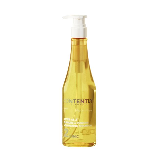 CONTENTLY AFTER ALL! BLANCHE & POWDER VOLUMIZING plaukų šampūnas, 500 ml
