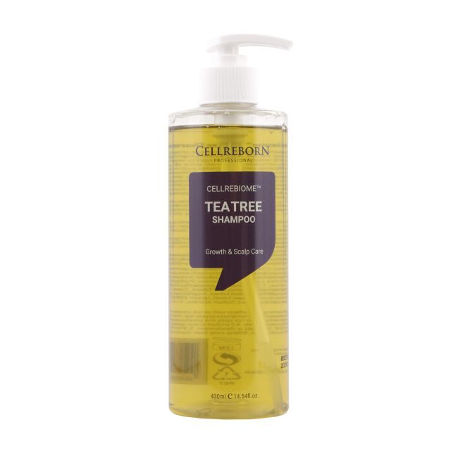 CELLREBORN CELLREBIOME TEA TREE plaukų šampūnas, 430 ml