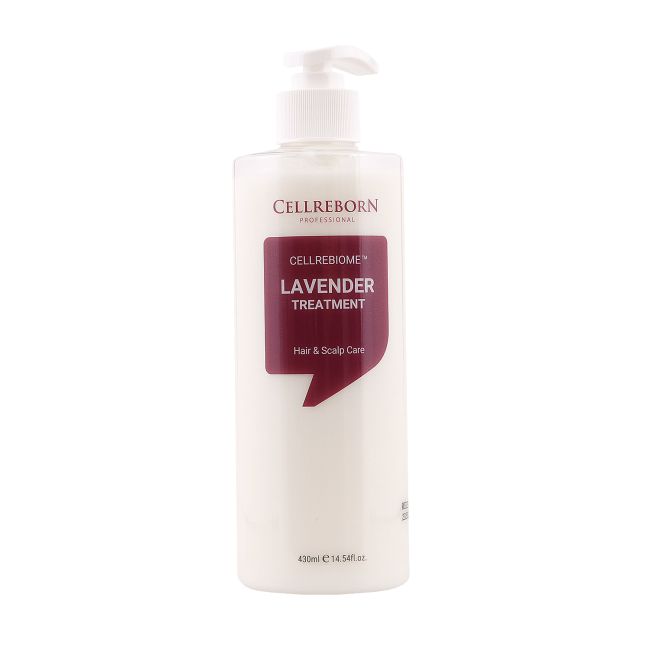CELLREBORN CELLREBIOME LAVENDER TREATMENT plaukų priežiūros priemonė, 430 ml
