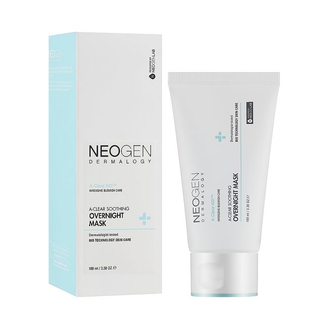 NEOGEN DERMALOGY A-CLEAR SOOTHING OVERNIGHT veido kaukė, 100 ml
