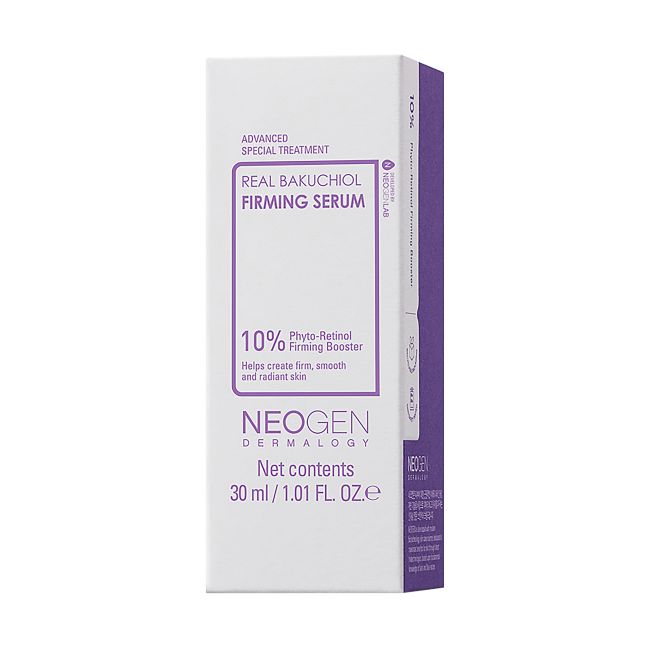 NEOGEN DERMALOGY REAL BAKUCHIOL FIRMING veido serumas, 30 ml