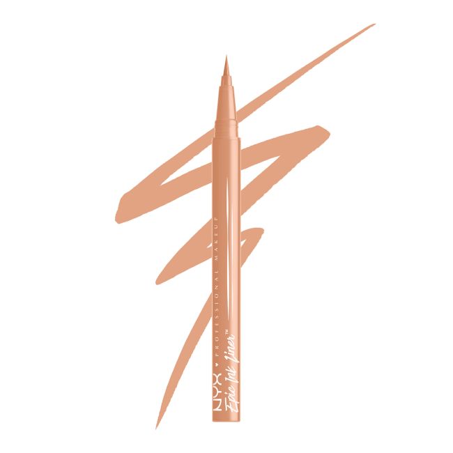 NYX PROFESSIONAL MAKEUP EPIC INK LINER akių kontūro skystis su plunksnele, 1 ml