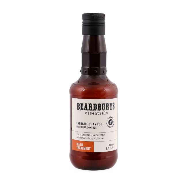 BEARDBURYS ENERGIZE plaukų šampūnas, 250 ml