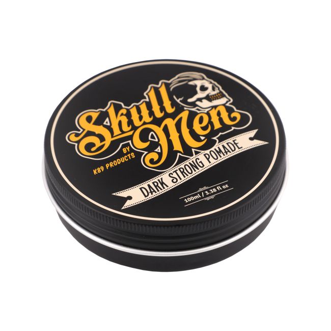 SKULL MEN DARK STRONG vyrų plaukų pomada, 100 ml