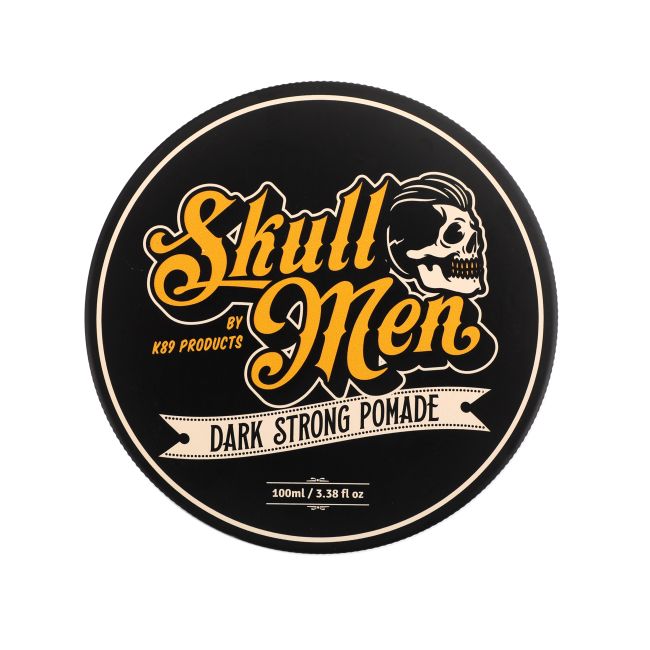 SKULL MEN DARK STRONG vyrų plaukų pomada, 100 ml