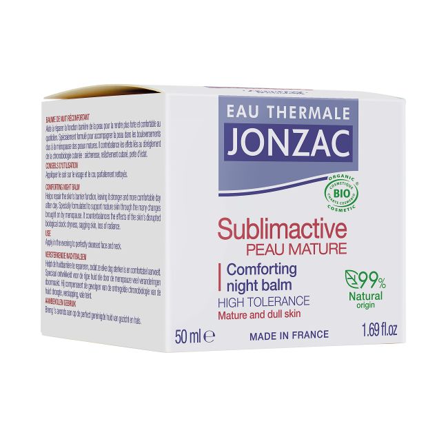 EAU THERMALE JONZAC SUBLIMACTIVE COMFORTING naktinis veido balzamas, 50 ml