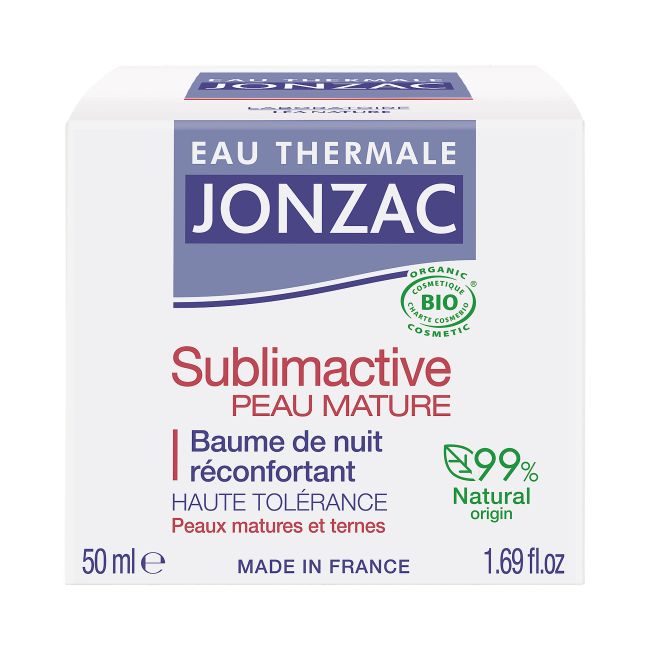 EAU THERMALE JONZAC SUBLIMACTIVE COMFORTING naktinis veido balzamas, 50 ml