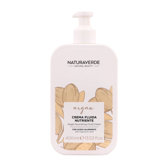 NATURAVERDE ARGAN NOURISHING kūno fluidas kremas, 400 ml