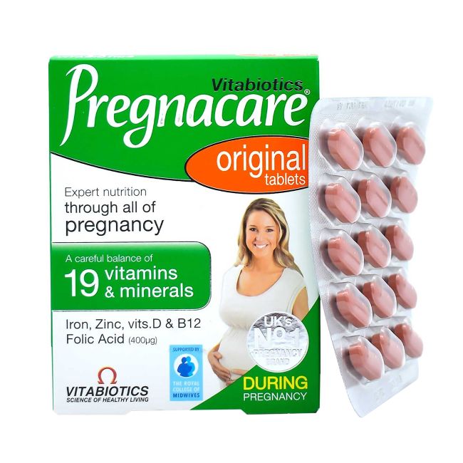 VITABIOTICS PREGNACARE ORIGINAL, 30 tablečių