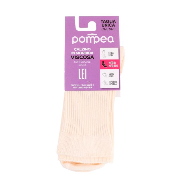 POMPEA CALZINO IN MORBIDA VISCOSA vieno dydžio kojinės
