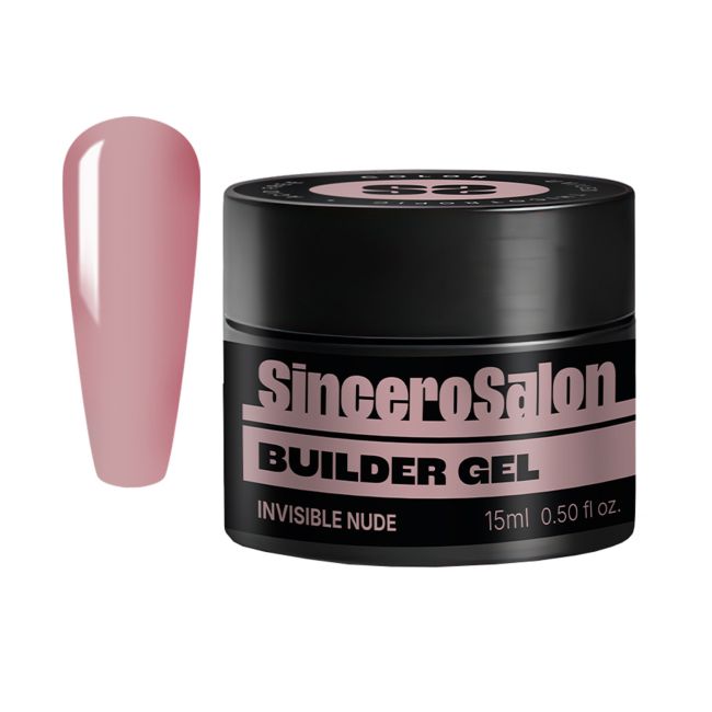 SINCERO SALON BUILDER UV/LED tiksotropinis nagų gelis, 15 ml
