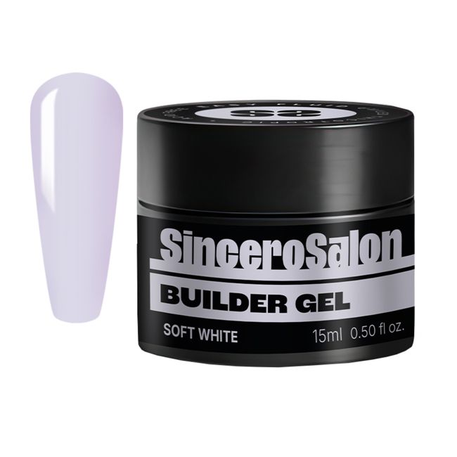 SINCERO SALON BUILDER UV/LED tiksotropinis nagų gelis, 15 ml