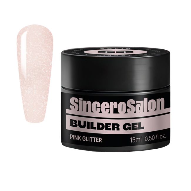 SINCERO SALON BUILDER UV/LED tiksotropinis nagų gelis, 15 ml