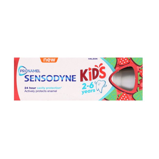SENSODYNE KIDS 2-6 YEARS vaikų dantų pasta, 50 ml