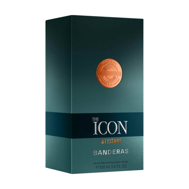 BANDERAS THE ICON ATTITUDE parfumuotas vyrų vanduo, 100 ml