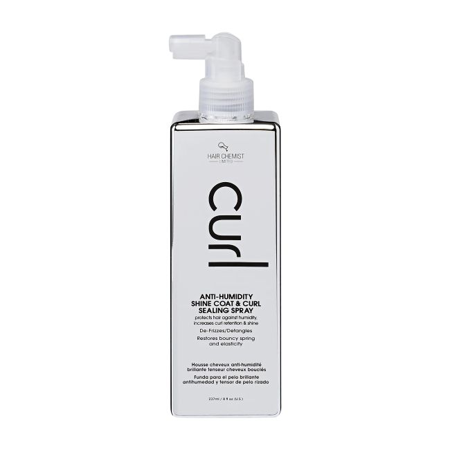 HAIR CHEMIST CURL ANTI-HUMIDITY SHINE COAT & CURL SEALING plaukų purškiklis, 237 ml