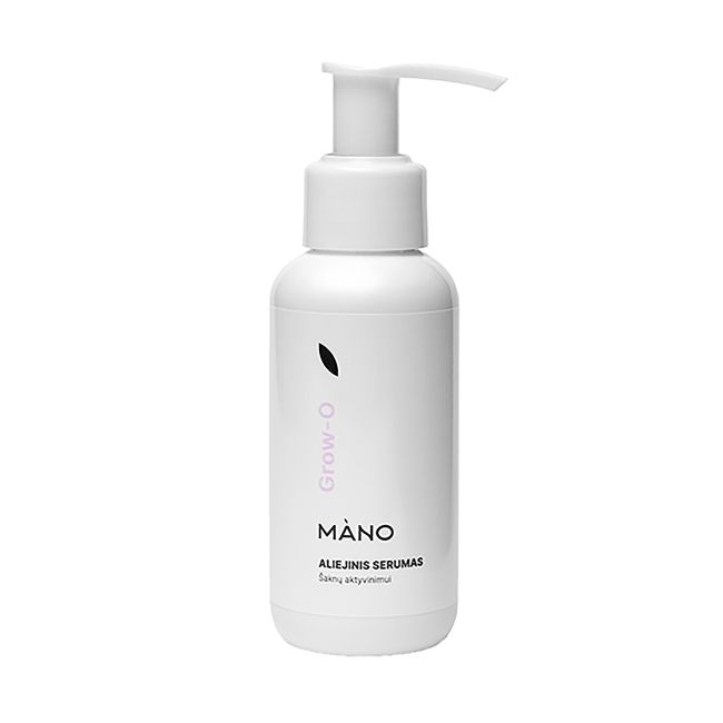 MANO GROW-O aliejinis serumas plaukų šaknims aktyvinti, 100 ml