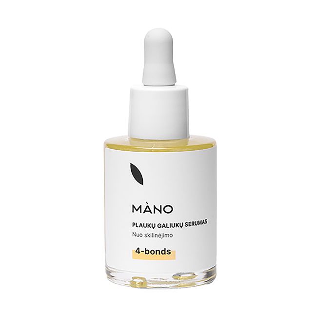 MANO 4-BONDS plaukų galiukų serumas nuo skilinėjimo, 30 ml