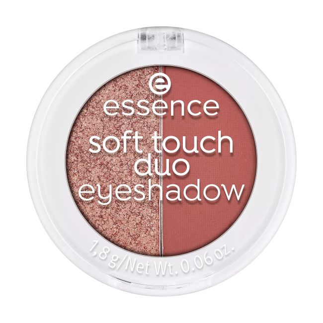 ESSENCE SOFT TOUCH DUO akių vokų šešėliai, 1,8 g