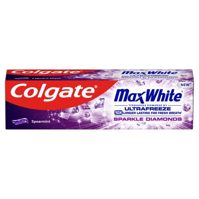 COLGATE MAXWHITE SPARKLE DIAMONDS dantų pasta, 75 ml