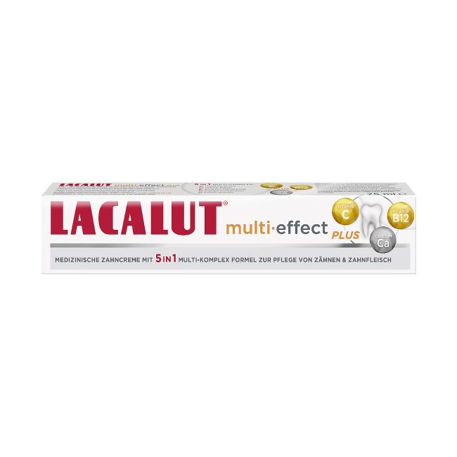 LACALUT MULTI-EFFECT PLUS 5 IN 1 dantų pasta, 75 ml