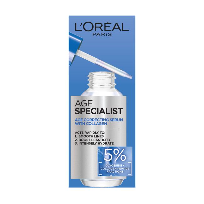 L'OREAL PARIS AGE SPECIALIST veido serumas, 30 ml