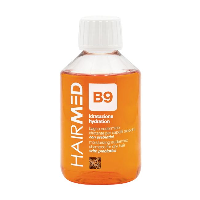 HAIRMED B9 MOISTUR EUDERMIC plaukų šampūnas, 200 ml