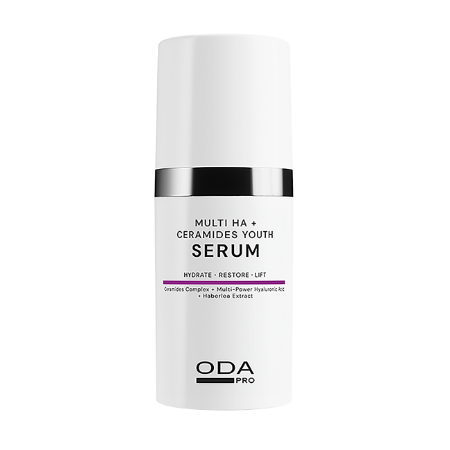 ODA PRO ANTI - AGING EXPERT MULTI HA + CERAMIDES YOUTH veido serumas, 30 ml