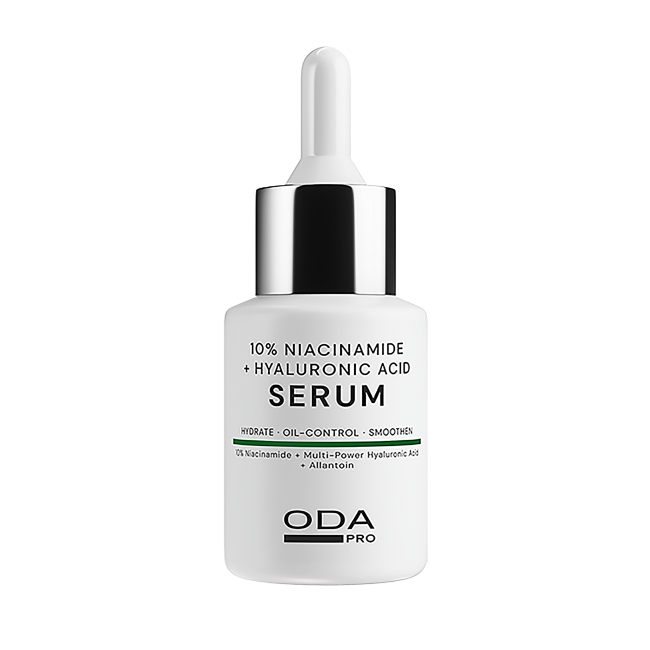 ODA PRO 10% NIACINAMIDE + HYALURONIC ACID veido serumas, 30 ml