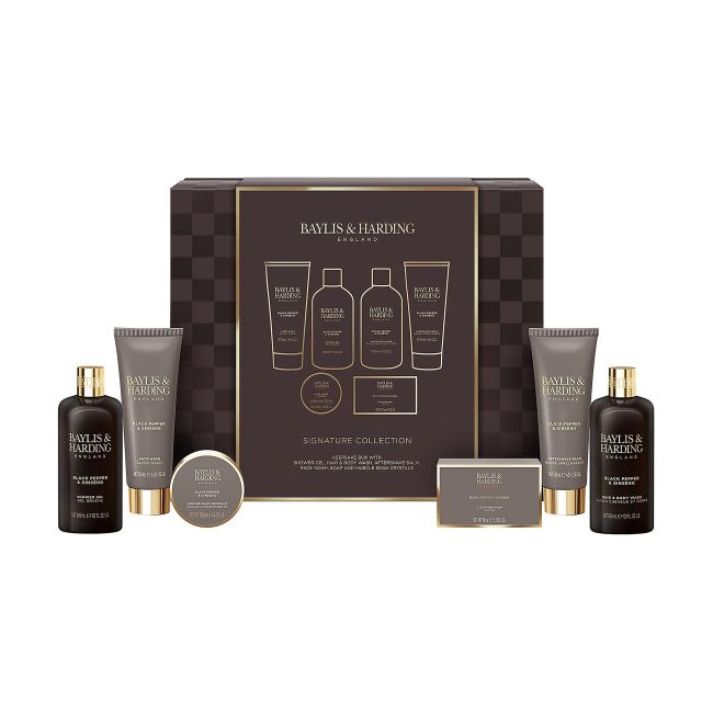 BAYLIS & HARDING BLACK PEPPER & GINSENG vyrų dovanų rinkinys