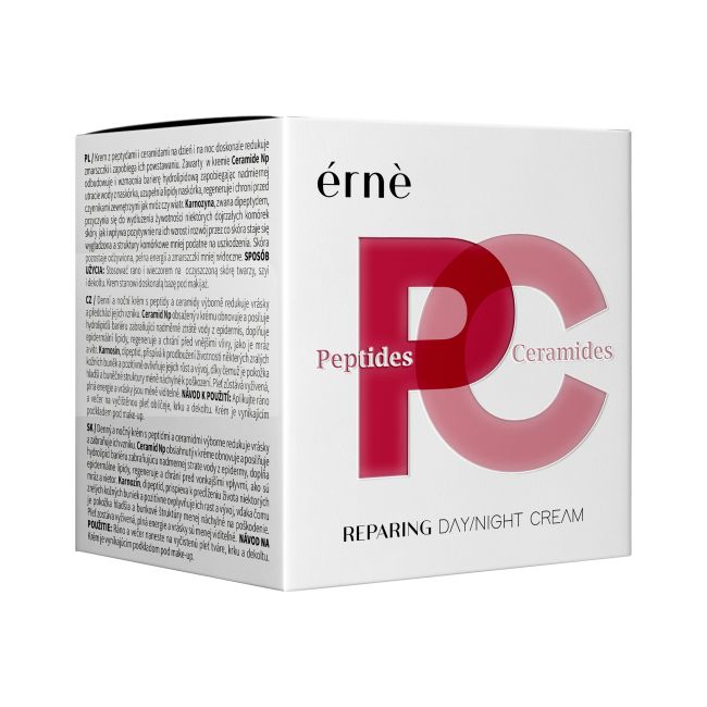 ERNE PEPTIDES CERAMIDES REPAIRING dieninis ir naktinis veido kremas, 50 ml