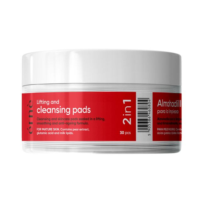 ERNE 2 IN 1 LIFTING AND CLEANSING valomosios veido pagalvėlės (30 vnt.)