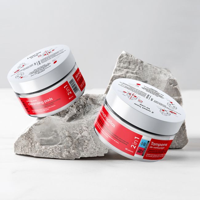 ERNE 2 IN 1 LIFTING AND CLEANSING valomosios veido pagalvėlės (30 vnt.)